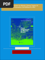 Immediate download Plant Responses to Abiotic Stress Topics in Current Genetics 1st Edition H. Hirt ebooks 2024