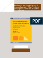 Full Download Essential Mathematics for the Physical Sciences Volume 1 Homogenous Boundary Value Problems Fourier Methods and Special Functions 1st Edition Borden PDF DOCX