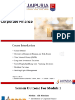 Corporate Finance Module 1 Ver7.0