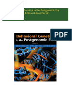 Behavioral Genetics in the Postgenomic Era 1st Edition Robert Plomin 2024 scribd download