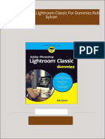 Get Adobe Photoshop Lightroom Classic For Dummies Rob Sylvan free all chapters