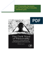 The Dark Triad of Personality: Narcissism, Machiavellianism, and Psychopathy in Everyday Life Minna Lyons All Chapters Instant Download