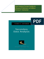 [Ebooks PDF] download Secondary Data Analysis Pocket Guides to Social Work Research Methods 1st Edition Thomas P. Vartanian full chapters