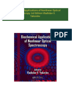 Biochemical Applications of Nonlinear Optical Spectroscopy 1st Edition Vladislav V. Yakovlev 2024 Scribd Download