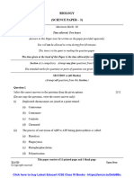 ICSE Class 10 Biology PYQ 2024