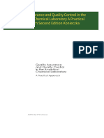 Quality Assurance and Quality Control in the Analytical Chemical Laboratory A Practical Approach Second Edition Konieczka all chapter instant download