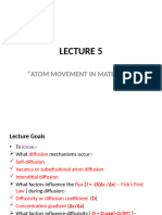 Atom Movement In Materials