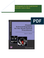 Doppler Echocardiography for the Small Animal Practitioner June A. Boon all chapter instant download