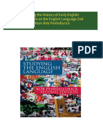 Studying the History of Early English Perspectives on the English Language 2nd Edition Rob Penhallurick All Chapters Instant Download