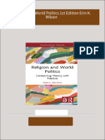 Religion and World Politics 1st Edition Erin K. Wilson 2024 scribd download