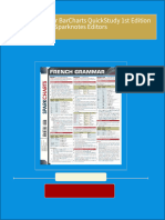 Instant download French Grammar BarCharts QuickStudy 1st Edition Sparknotes Editors pdf all chapter