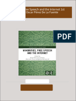 Get Minorities Free Speech and the Internet 1st Edition Oscar Pérez De La Fuente free all chapters