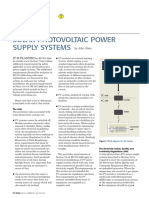 12 SOLAR PHOTOVOLTAIC POWER SUPPLY SYSTEMS by John Ware. PV modules are current-limiting