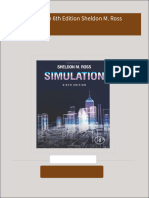 Simulation 6th Edition Sheldon M. Ross 2024 Scribd Download