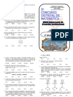 Examen de 6to Grado de Primaria 2010