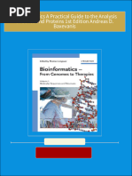 PDF Bioinformatics A Practical Guide to the Analysis of Genes and Proteins 1st Edition Andreas D. Baxevanis download