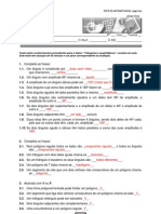 Mini Teste 7º Ano Ângulos e Triângulos Resolvido