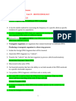 SE- Bio - Unit 4- notes