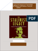 Instant download The Stalinist Legacy Its Impact on Twentieth Century World Politics 2nd Edition Tariq Ali Editor pdf all chapter