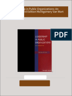 Download ebooks file Leadership in Public Organizations: An Introduction 3rd Edition Montgomery Van Wart all chapters