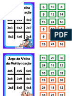 Jogo Da Velha Da Multiplicação 