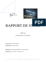 RAPPORT DE STAGE CHOU Yuna