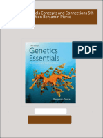 Full download Genetics Essentials Concepts and Connections 5th Edition Benjamin Pierce pdf docx