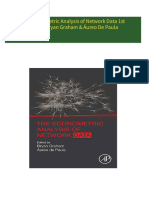 The Econometric Analysis of Network Data 1st Edition Bryan Graham & Áureo De Paula all chapter instant download