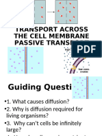 Osmosis & Diffusion