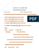 GUIA TRANSFORMACIONES LINEALES - ALGEBRA LINEAL