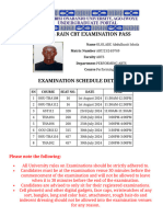 Examination Pass