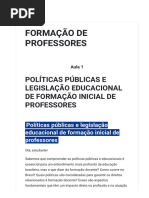 Formação de Professores