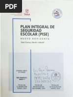 Plan Integral de Seguridad Escolar