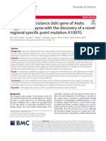 Knockdown of Resistance Kdr Gene of Aedes Aegypti in Malaysia With the Discovery of a Novel