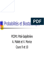 Probabilités et Biostatistique (PAES) Université Paris-VI_9-10