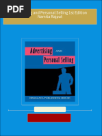 Advertising and Personal Selling 1st Edition Namita Rajput 2024 Scribd Download