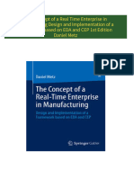 Complete Download The Concept of a Real Time Enterprise in Manufacturing Design and Implementation of a Framework based on EDA and CEP 1st Edition Daniel Metz PDF All Chapters