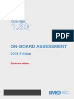 21 Model Course 1.30 On-board Assessment, 2001 edition