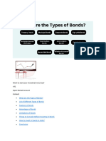 Types of Bonds