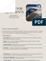 CPM ASSSIGNMENT - CONVEYOR EQUIPMENTS