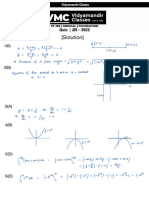 Physics Live Quiz-1 Solutions