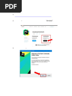 Pycharm Installation