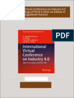 Get International Virtual Conference on Industry 4 0 Select Proceedings of IVCI4 0 2020 1st Edition R. Jagadeesh Kannan PDF ebook with Full Chapters Now