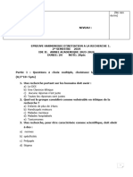 EPREUVE P6 DE RECHERCHE1. IDE2