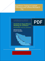 Download Full Statistical Hypothesis Testing in Context Reproducibility Inference and Science Michael P. Fay PDF All Chapters