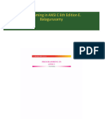 Instant ebooks textbook Programming in ANSI C 6th Edition E. Balagurusamy download all chapters