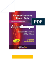 Algorithmique 3ème Édition Cours Avec 957 Exercices Et 158 Problèmes