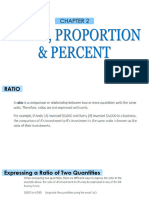 Chapter 2. Ratio, Proportion & Percent