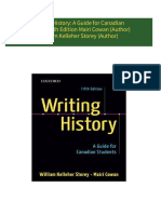 Writing History: A Guide for Canadian Students 5th Edition Mairi Cowan (Author) William Kelleher Storey (Author) 2024 scribd download