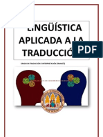 Lingüística Aplicada A La Traducción - APUNTES TEI 2011-2012